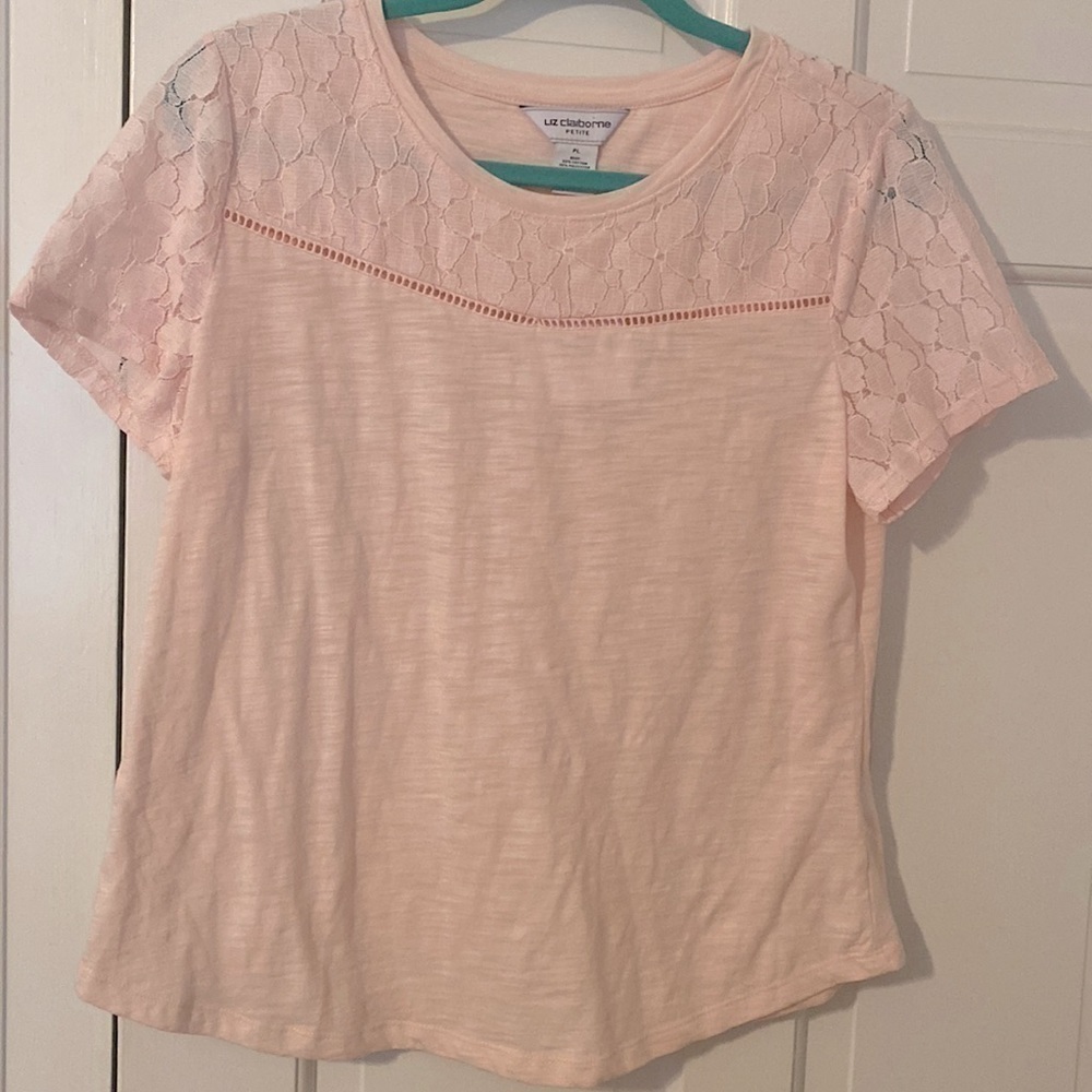 Nwt Liz Claiborne Petite Large Top